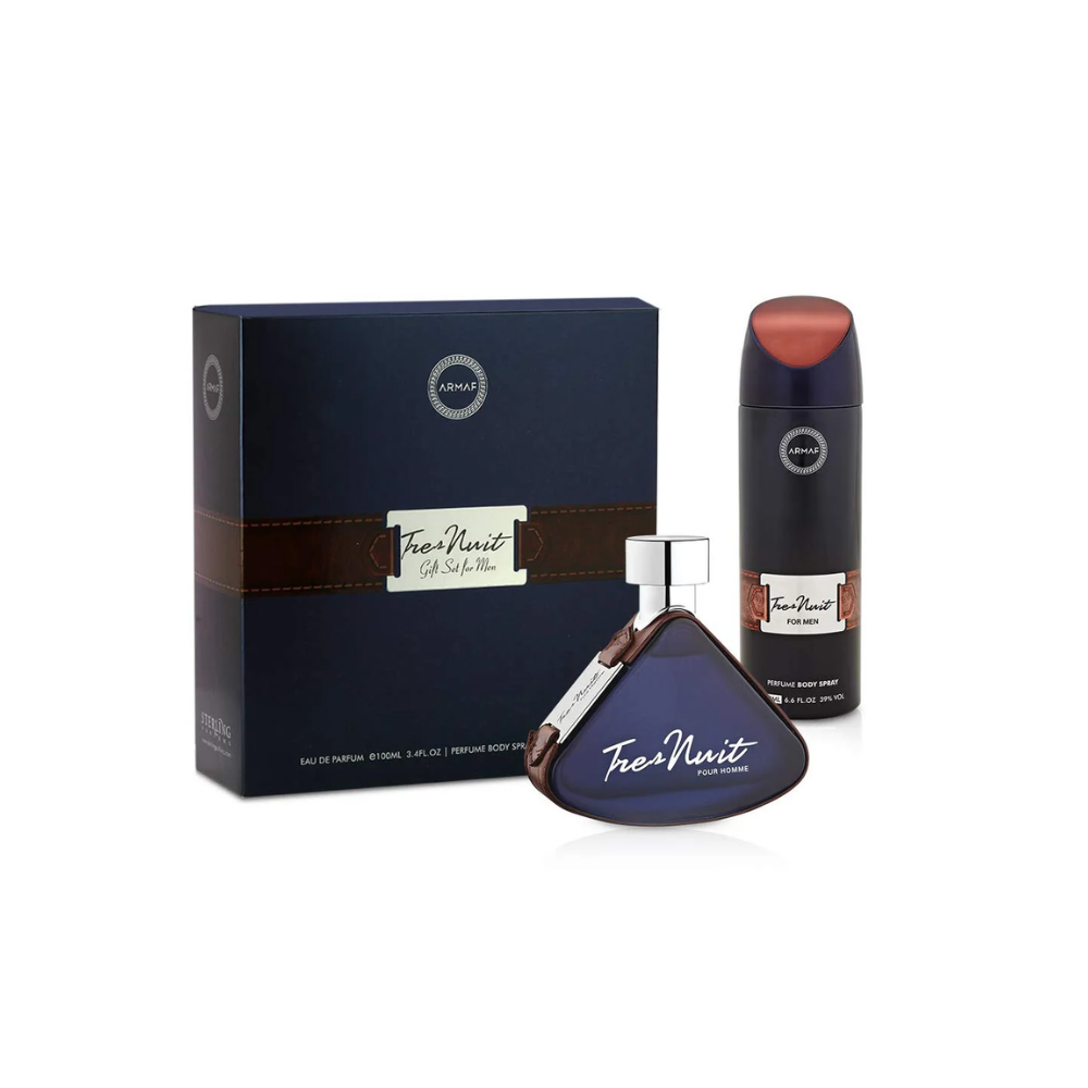 Armaf Tres Nuit Pour Homme Gift Set 105ml EDT and 200ml Body Spray