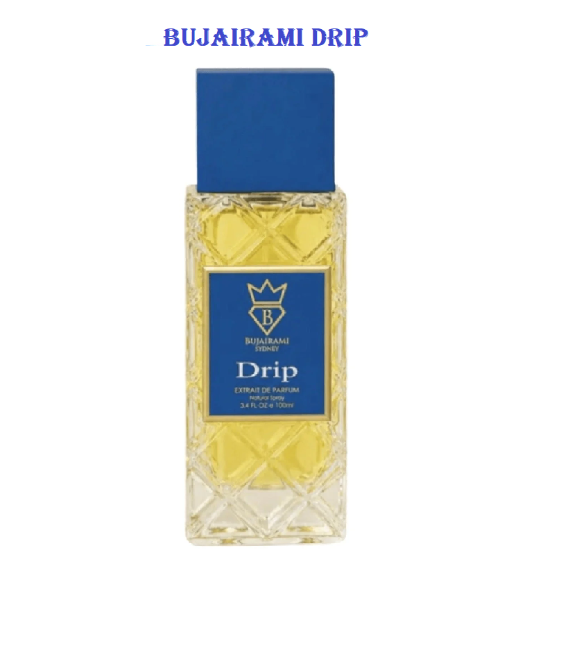 Bujairami Drip Extrait De Parfum 100ml - Unisex Citrus Scent with Mandarin Orange & Bergamot Notes for Summer & Casual Wear