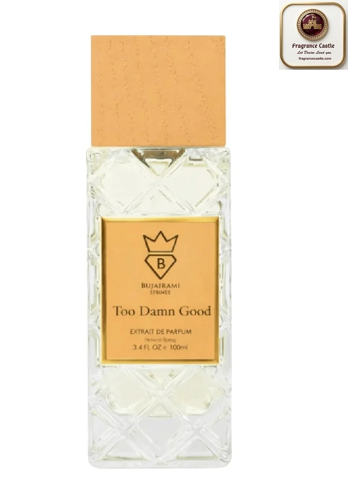 Bujairami Too Damn Good 100ml Extrait De Parfum - Bold Unisex Fragrance with Blackcurrant Bergamot & Amber Notes