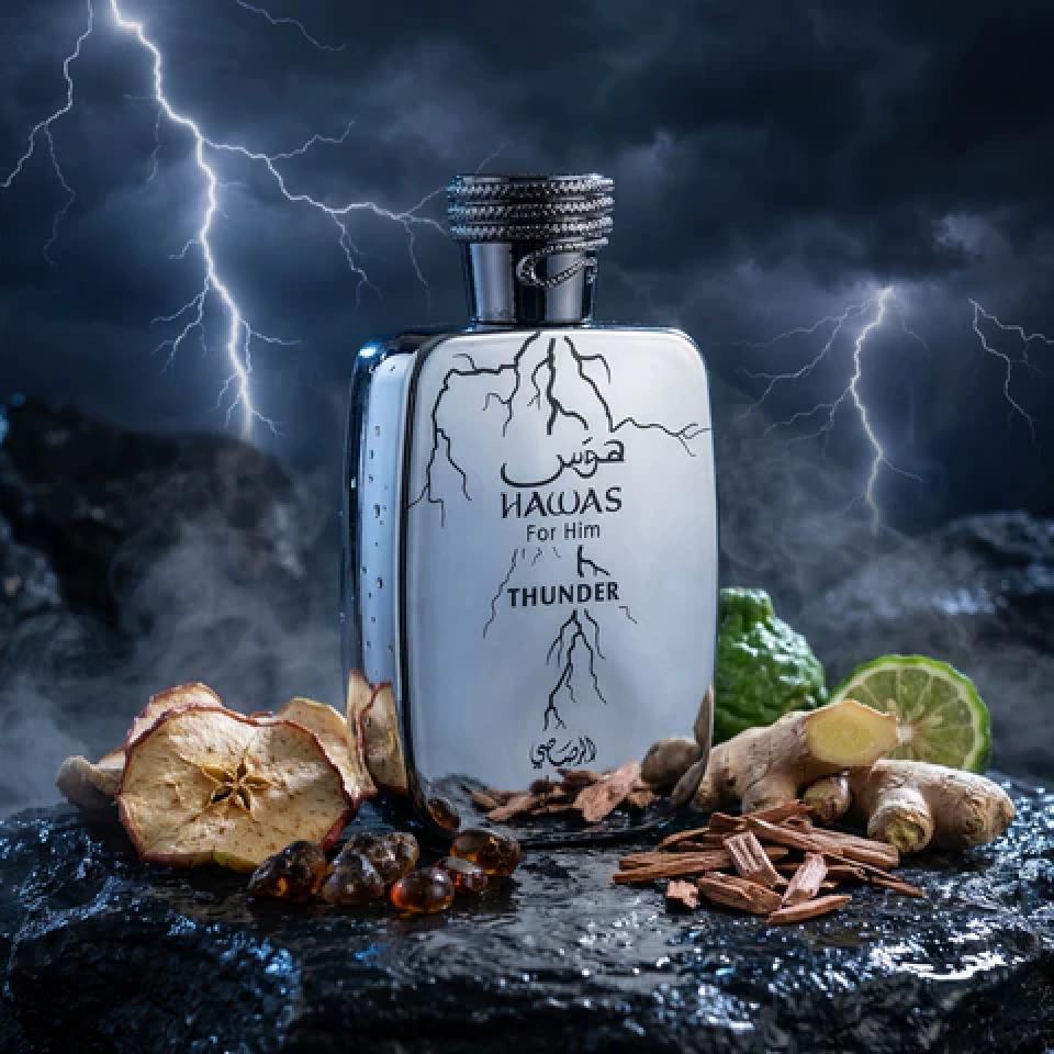 Rasasi Hawas Thunder- 100 ML  EDP Perfume for Men