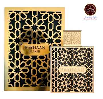 RAYHAAN ELIXIR - 100 ML EDP FOR MEN AND WOMEN Aromatic Amber Woody Scent with Bergamot Lavender Vanilla Tonka Beans