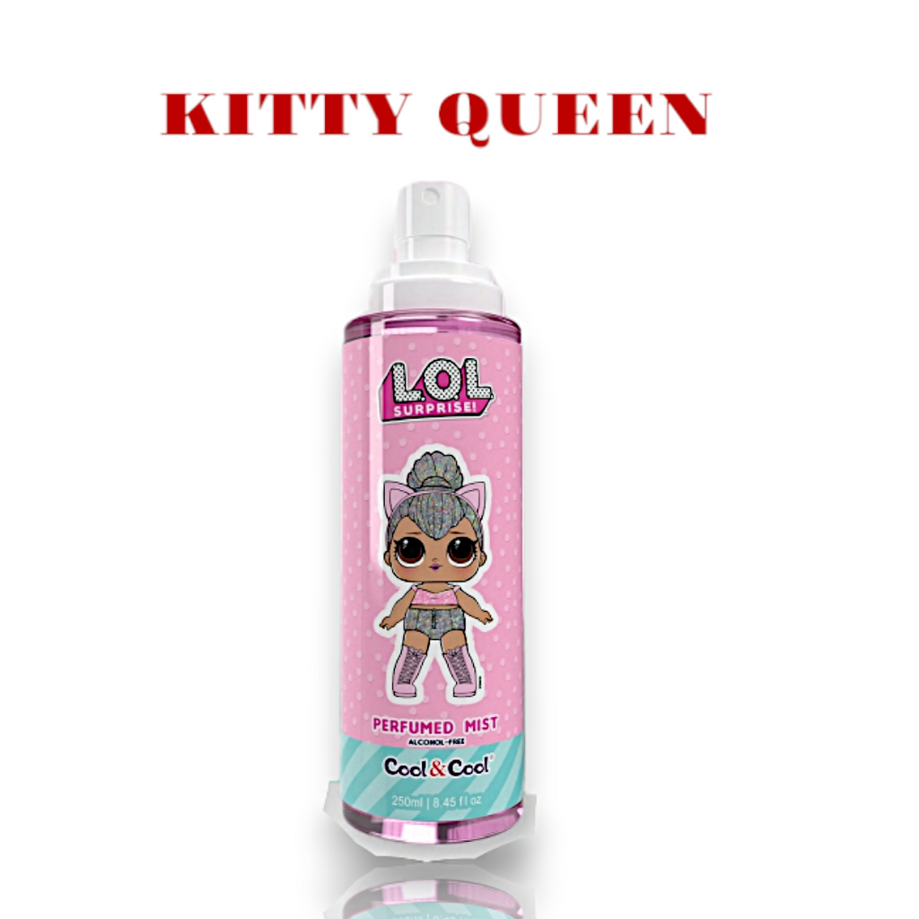 L.O.L SURPRISE PERFUMED MIST FOR KIDS, 250ML - DIVA, MC SWAG, KITTY QUEEN, NEON QT, QUEEN BEE