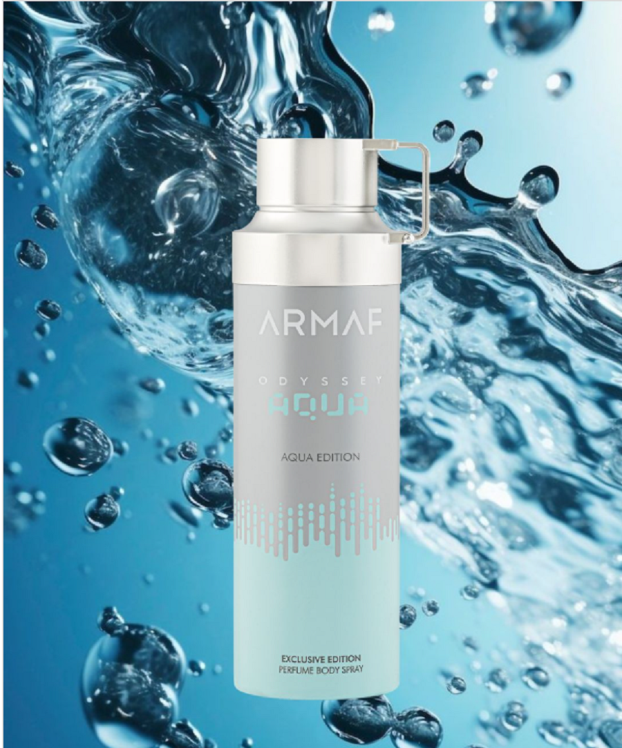 Armaf Odyssey  Body Spray 200 Ml- Homme White, Homme Black, Wild One, Aqua, Tyrant- Combo