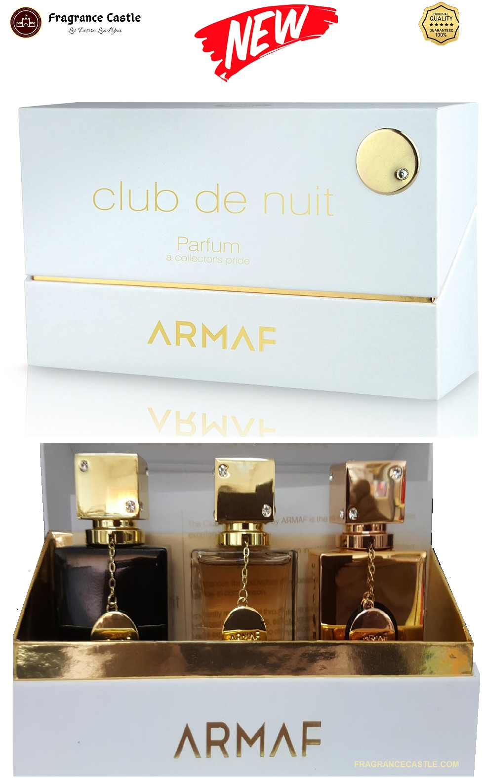 ARMAF CLUB DE NUIT- LIMITED EDITION- - 3 IN 1 PARFUM - WOMAN GIFT SET