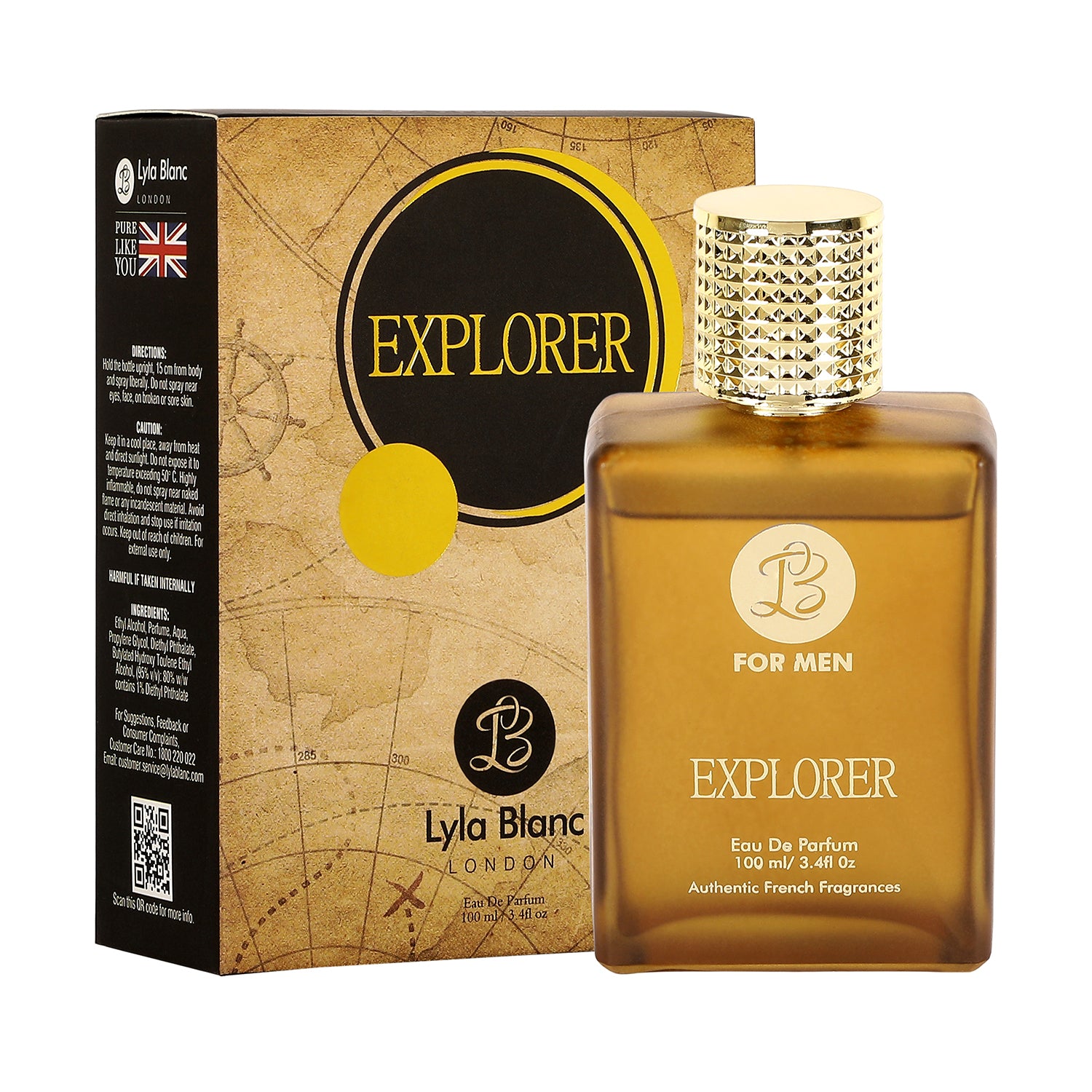 Lyla Blanc Explorer for Men 100ml EDP