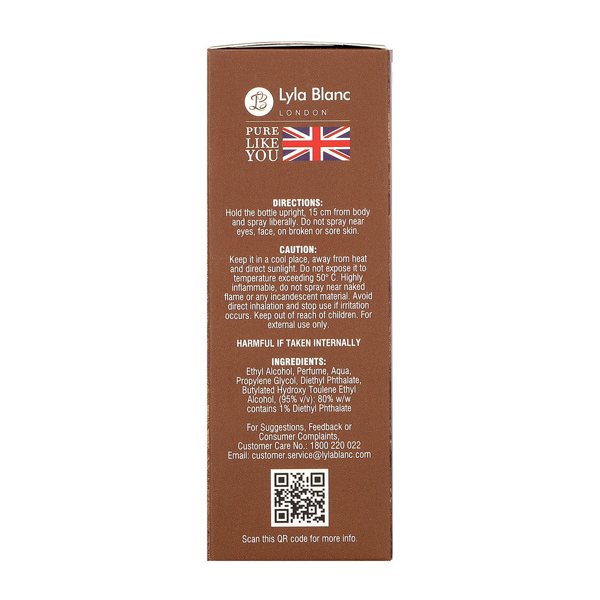 Lyla Blanc Live Wire for Men 100ml EDP