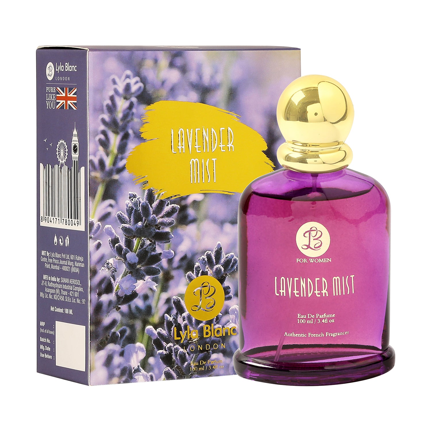 Lyla Blanc Lavender Mist for Women 100ml EDP