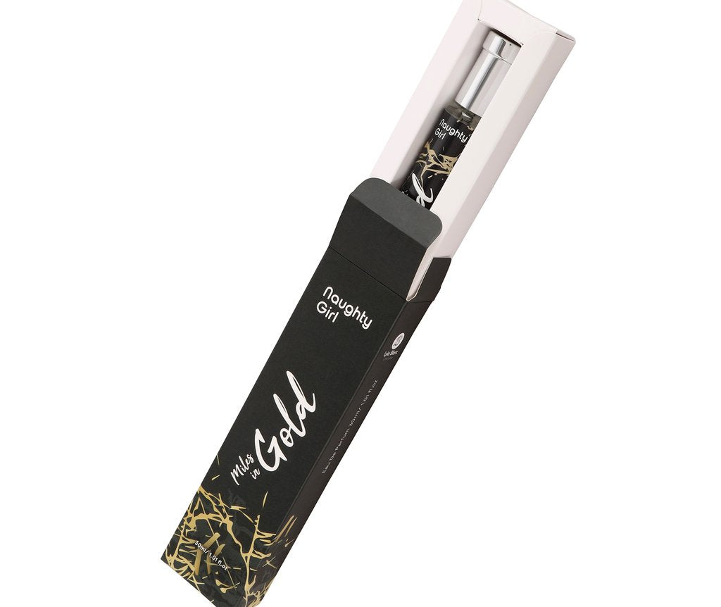 LYLA BLANC - NAUGHTY GIRL- MILES IN GOLD- 30 ML EDP