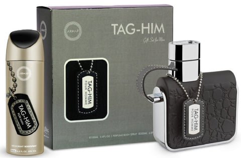 Armaf Tag Him 2 Pcs Gift Set (105ml EDT + 200ml Body Spray)